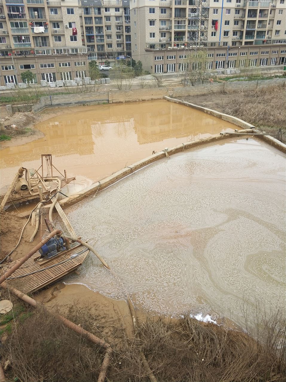 广陵沉淀池淤泥清理-厂区废水池淤泥清淤